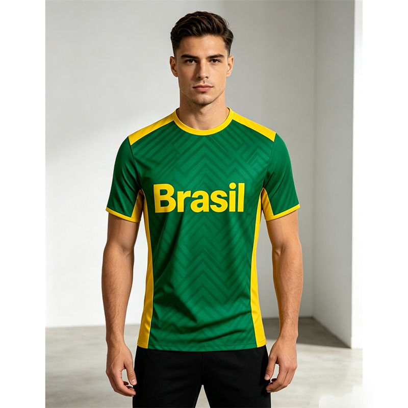Outdoor Sport Name - Maillot de football du Brésil pour