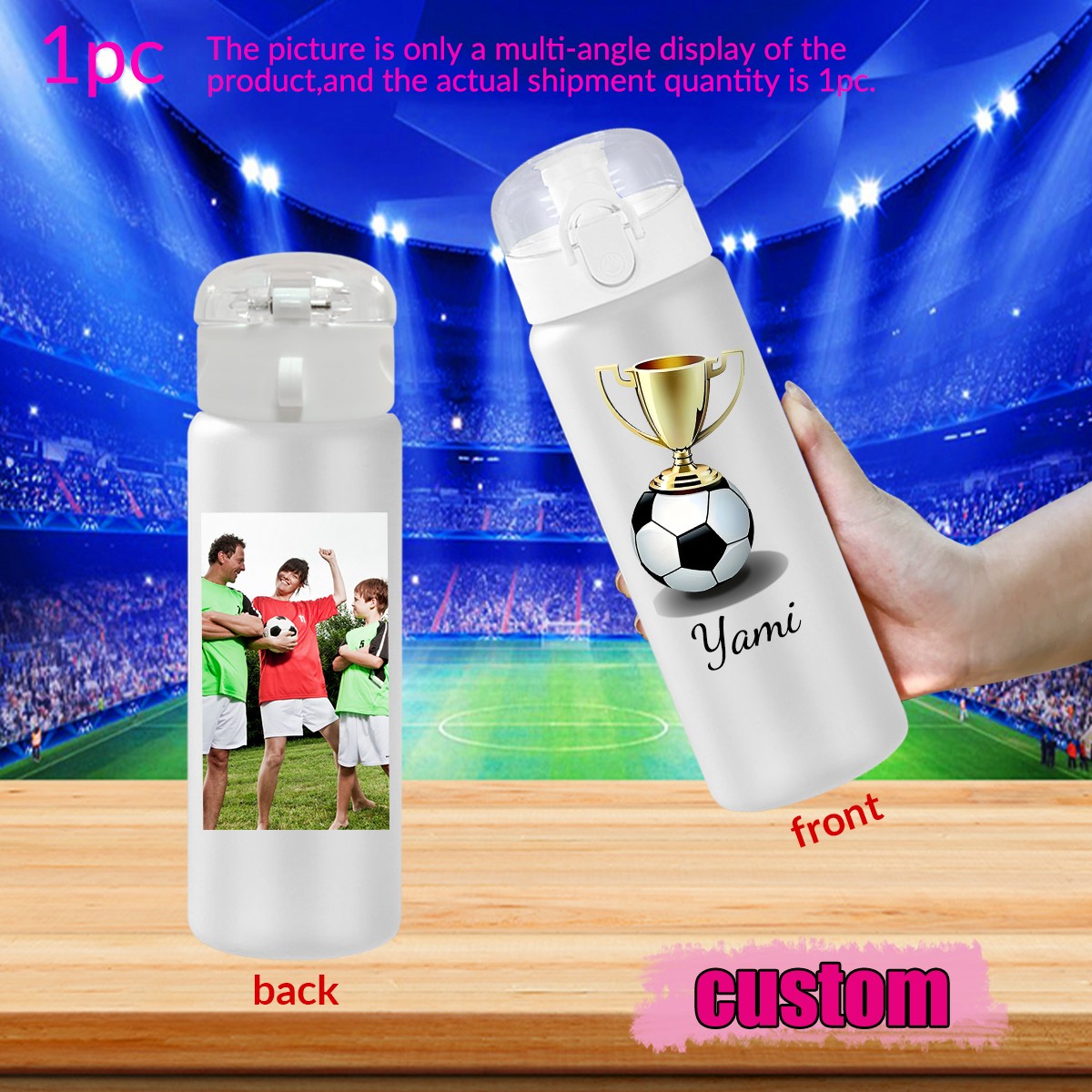 Bouteille d'eau en plastique a - Outdoor Sport Name avis et prix