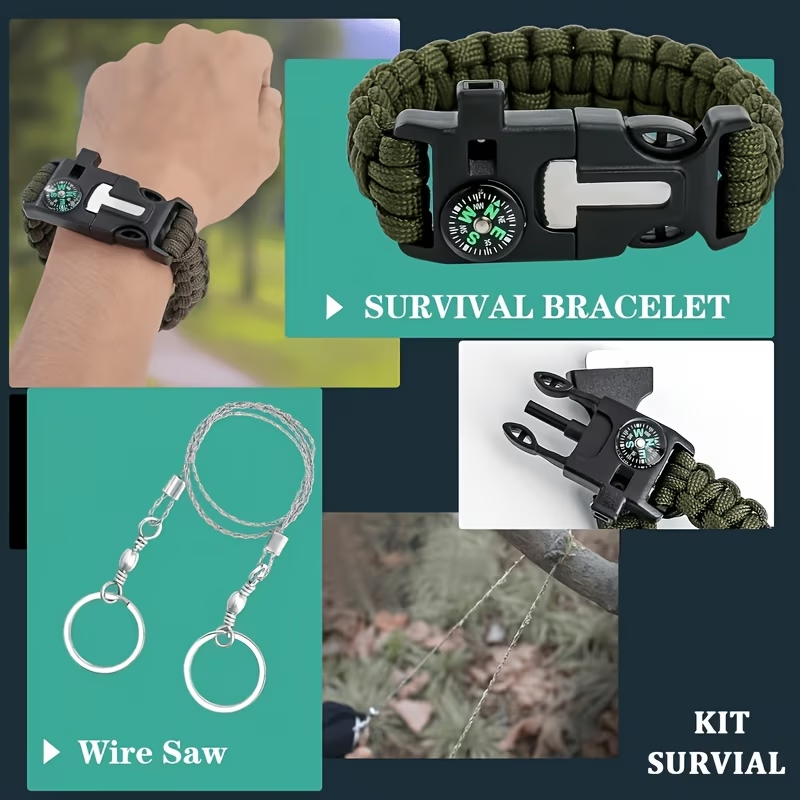 Kit de survie 242 pièces pour  - Outdoor Sports Adventure avis et prix