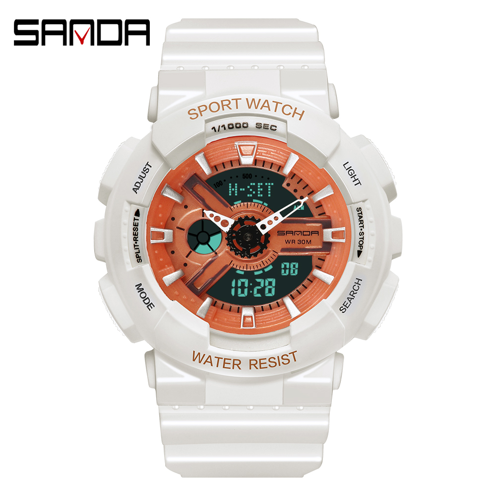 Sanda-Montre numérique blanche - Outdoor Sport Brand avis et prix