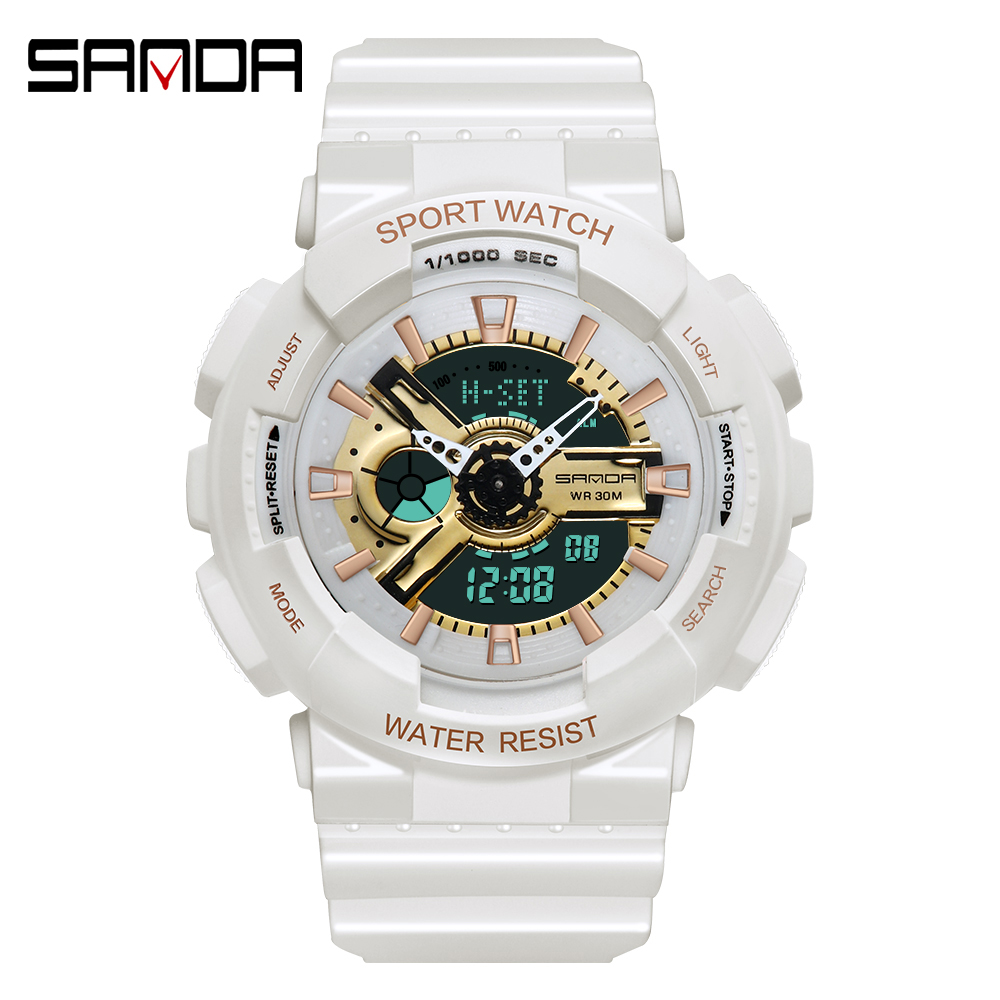 Sanda-Montre numérique blanche - Outdoor Sport Brand avis et prix