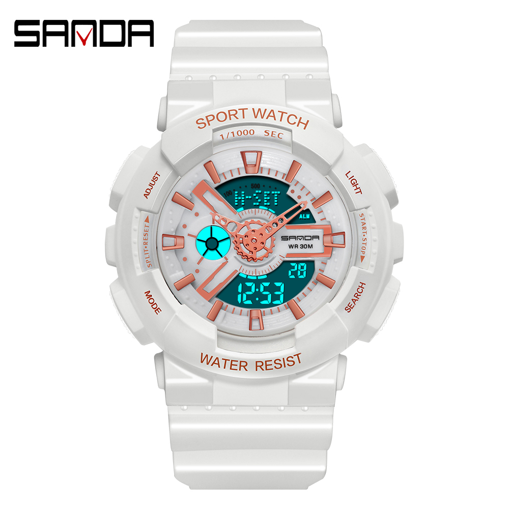 Sanda-Montre numérique blanche - Outdoor Sport Brand avis et prix