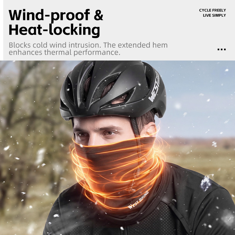 WEST BIKING Cache-cou d'hiver  - Outdoor Sport Using A Bike avis et prix
